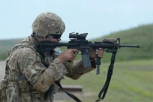 proper way of holding a gun